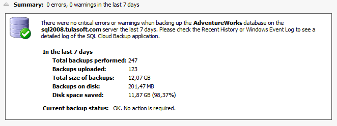 SQL Cloud Backup - Consecutive Backups